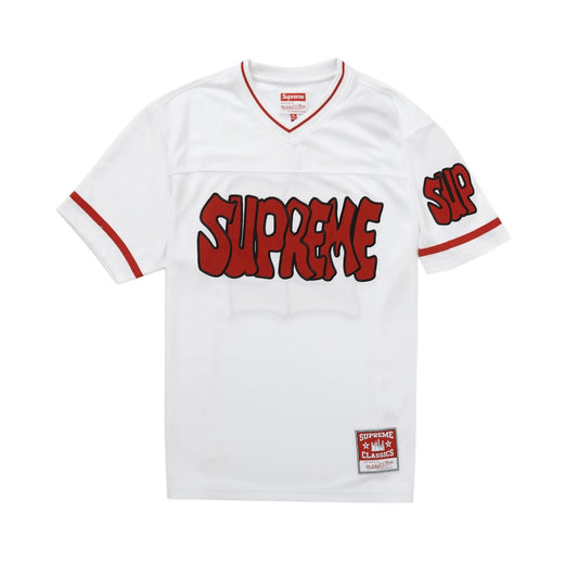 Supreme Mitchell & Ness Camiseta de fútbol Blanco