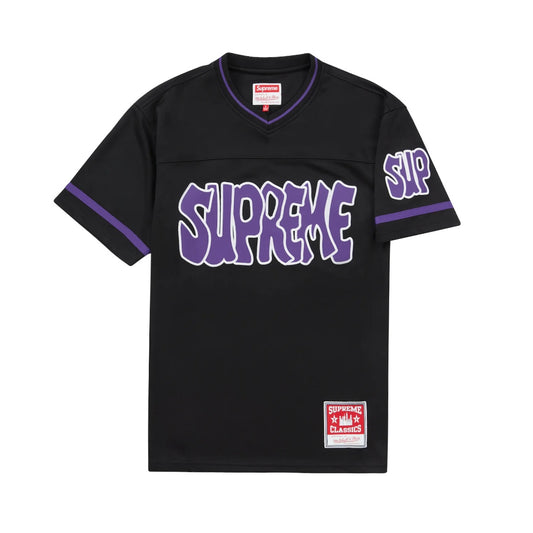 Supreme Mitchell & Ness Camiseta de fútbol Black
